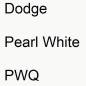 Preview: Dodge, Pearl White, PWQ.